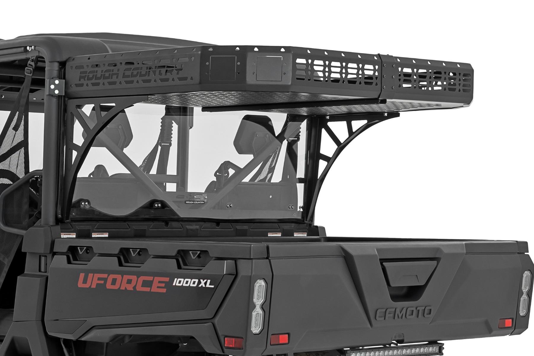 Rough Country Cargo Rack Dual 2 Inch Black LED Pairs Flush Mount CFMOTO UFORCE 1000 (2019-2025 UFORCE 1000, UFORCE 1000 XL) - 96121