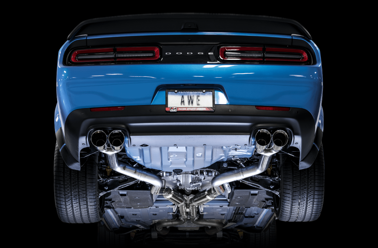 AWE 3015-42136 AWE Track Edition Exhaust (2015-2020 Dodge Challenger 6.4L / 6.2L SC)
