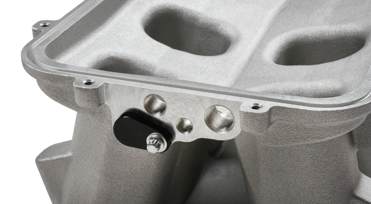 Holley 8.2" SBF Ford Hi-Ram Carbureted Manifold Base.  - 300-275