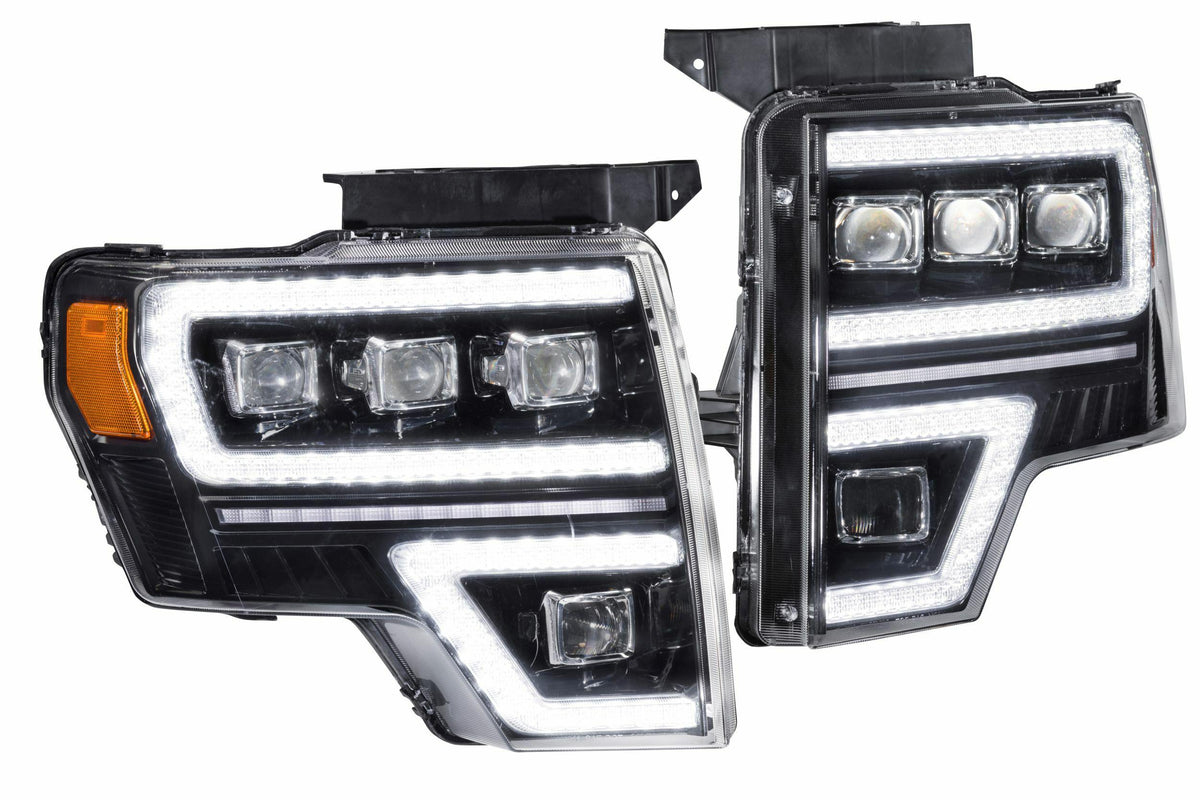 GTR Lighting Carbide LED Headlights: Ford F150 (09-14) (Pair) - GTR.HL35