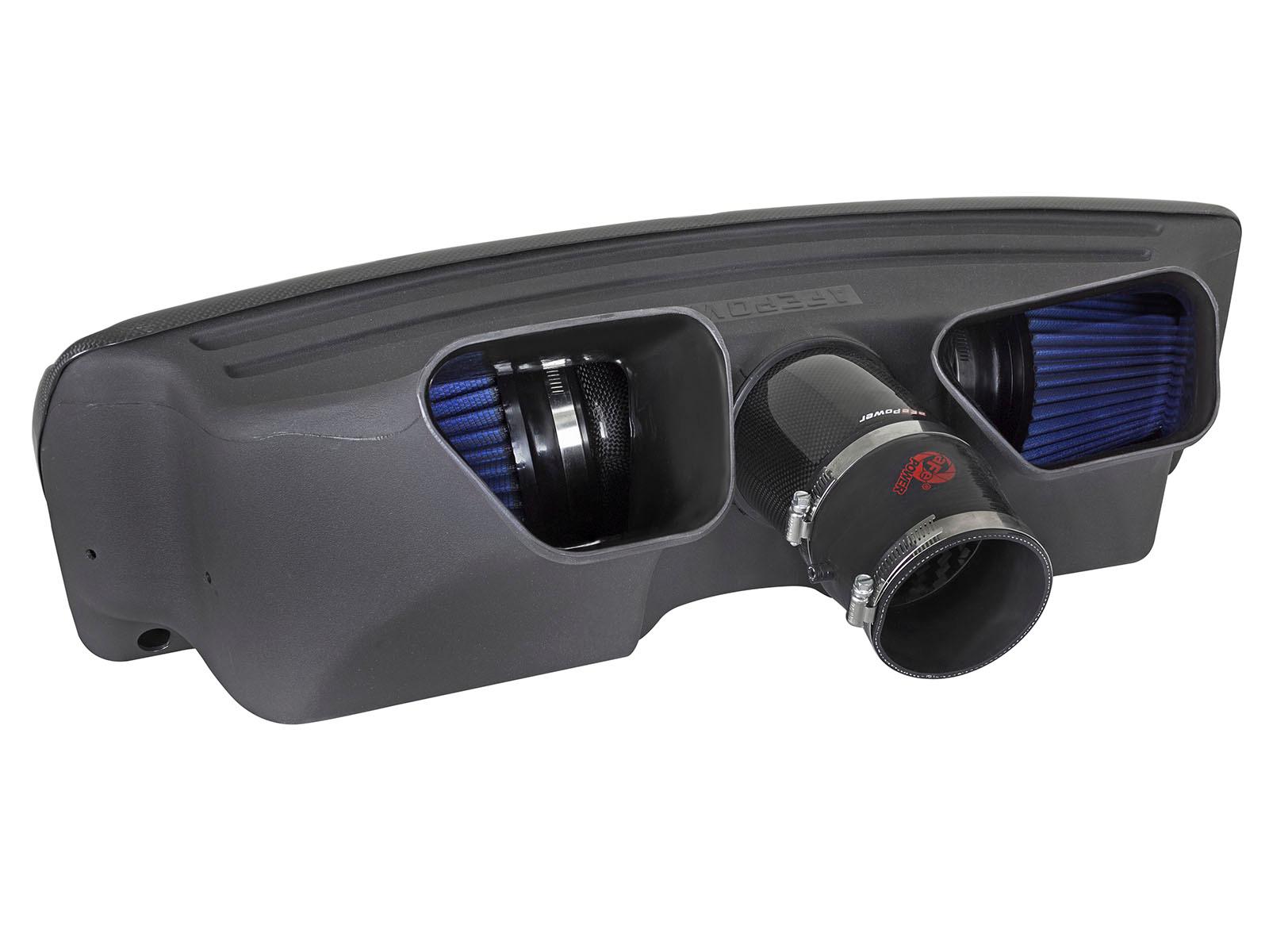 AFE Black Series Stage-2 Carbon Fiber Cold Air Intake System w/ Pro 5R Media (2012-2016 911, 911, 911, 911) - 52-12352-C