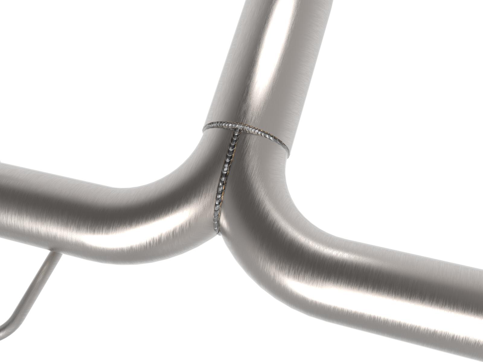 AFE 49-36903 MACH Force-Xp 3" to 2-1/2" 304 Stainless Steel Cat-Back Exhaust System (2017-2021 L4-2.0LT Alfa Romeo Giulia)