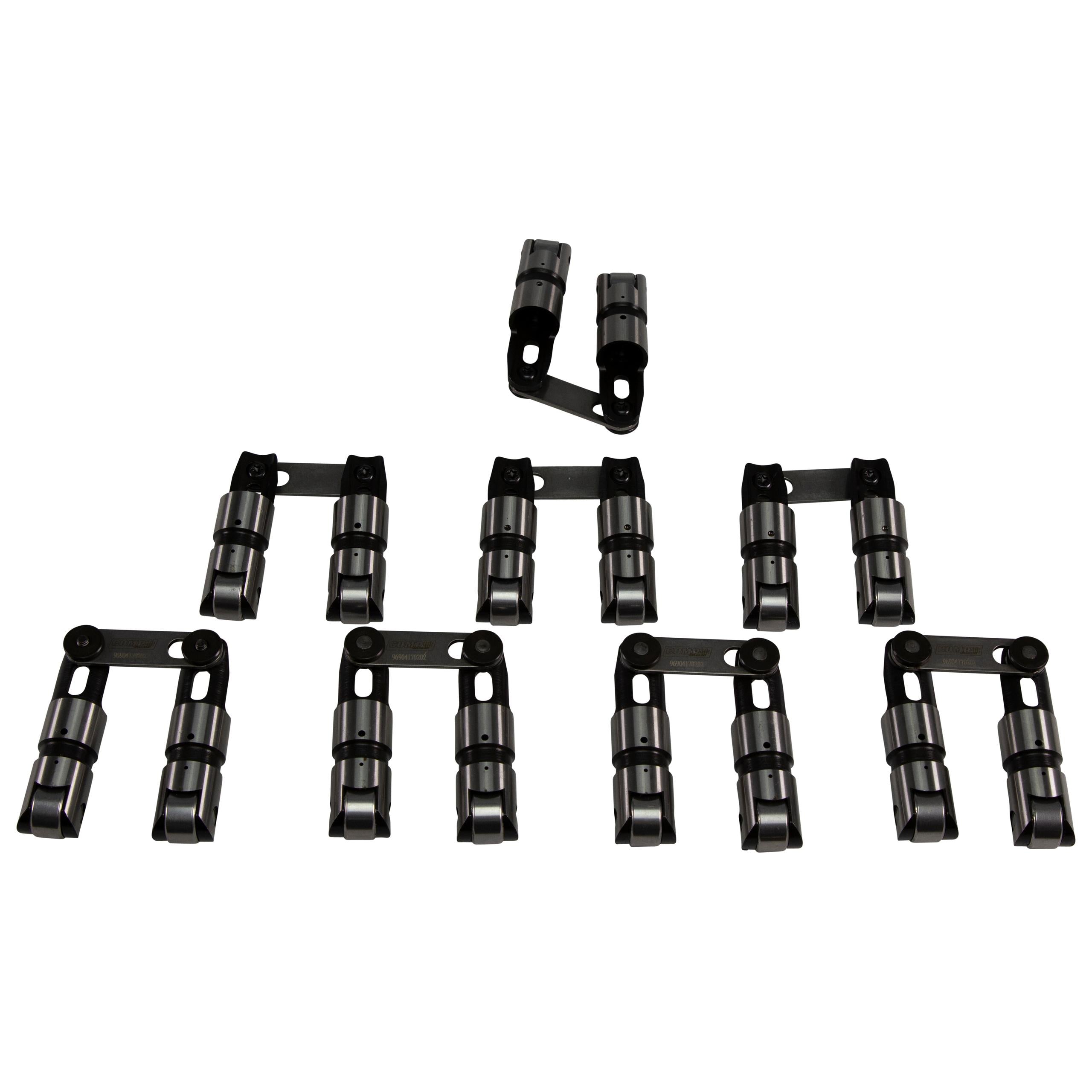 Comp Cams Sportsman Solid Roller Lifter Set w/ Bearing for Chevrolet Small Block - 96904-16