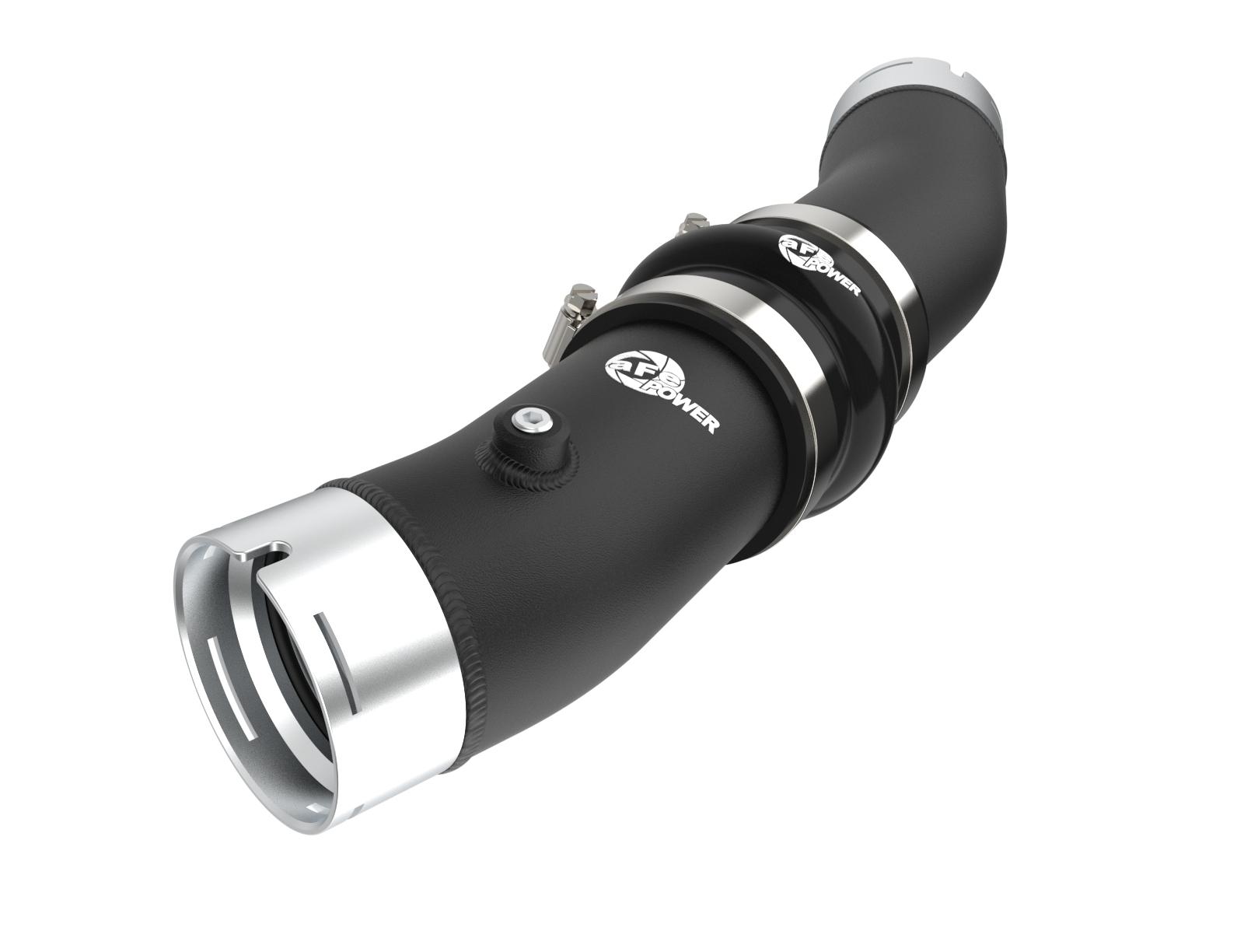 AFE BladeRunner 3 IN Aluminum Cold Charge Pipe Black (2024 Land Cruiser , Tacoma) - 46-20729-B
