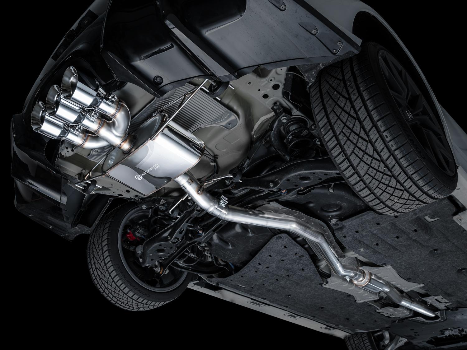 AWE Touring Edition Exhaust for DE5 Integra Type-S - Triple Chrome Silver Tips - 3015-52335