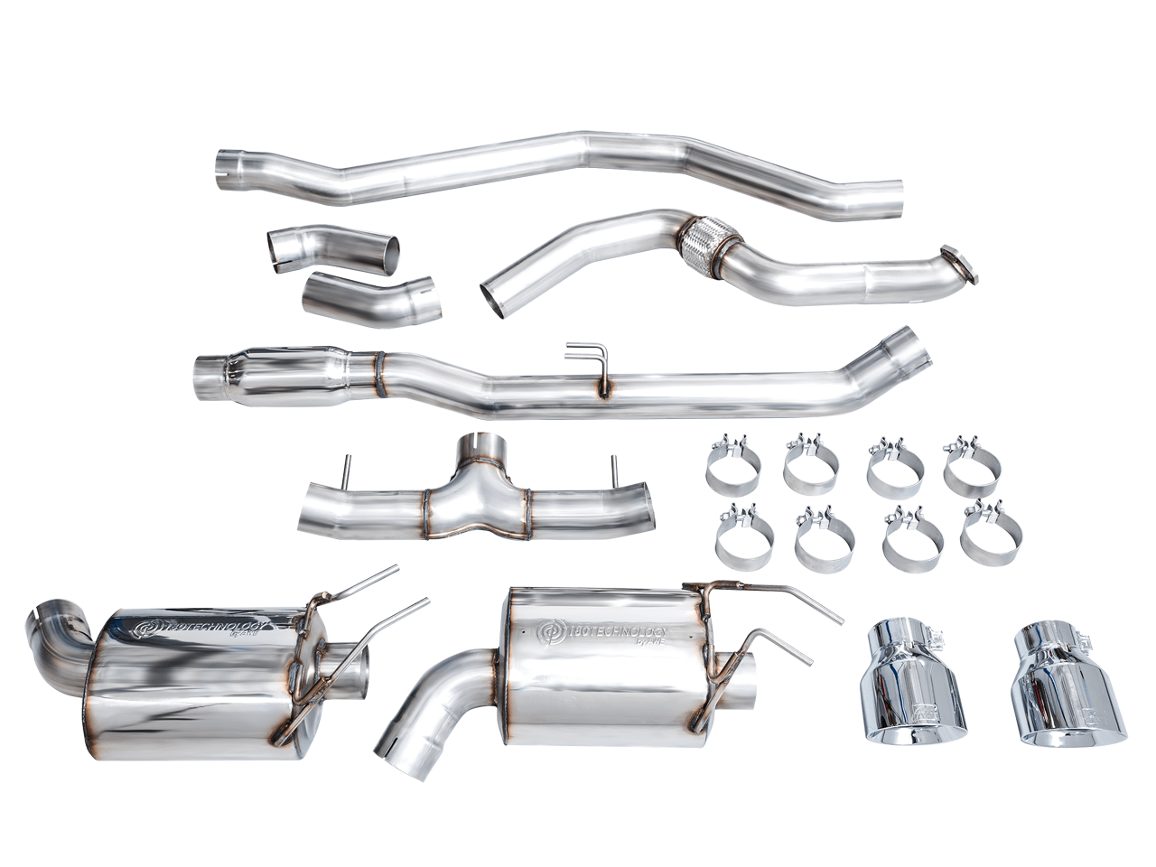 AWE Touring Edition for FE1 Civic Si/DE4 Acura Integra - Chrome - 3015-32331
