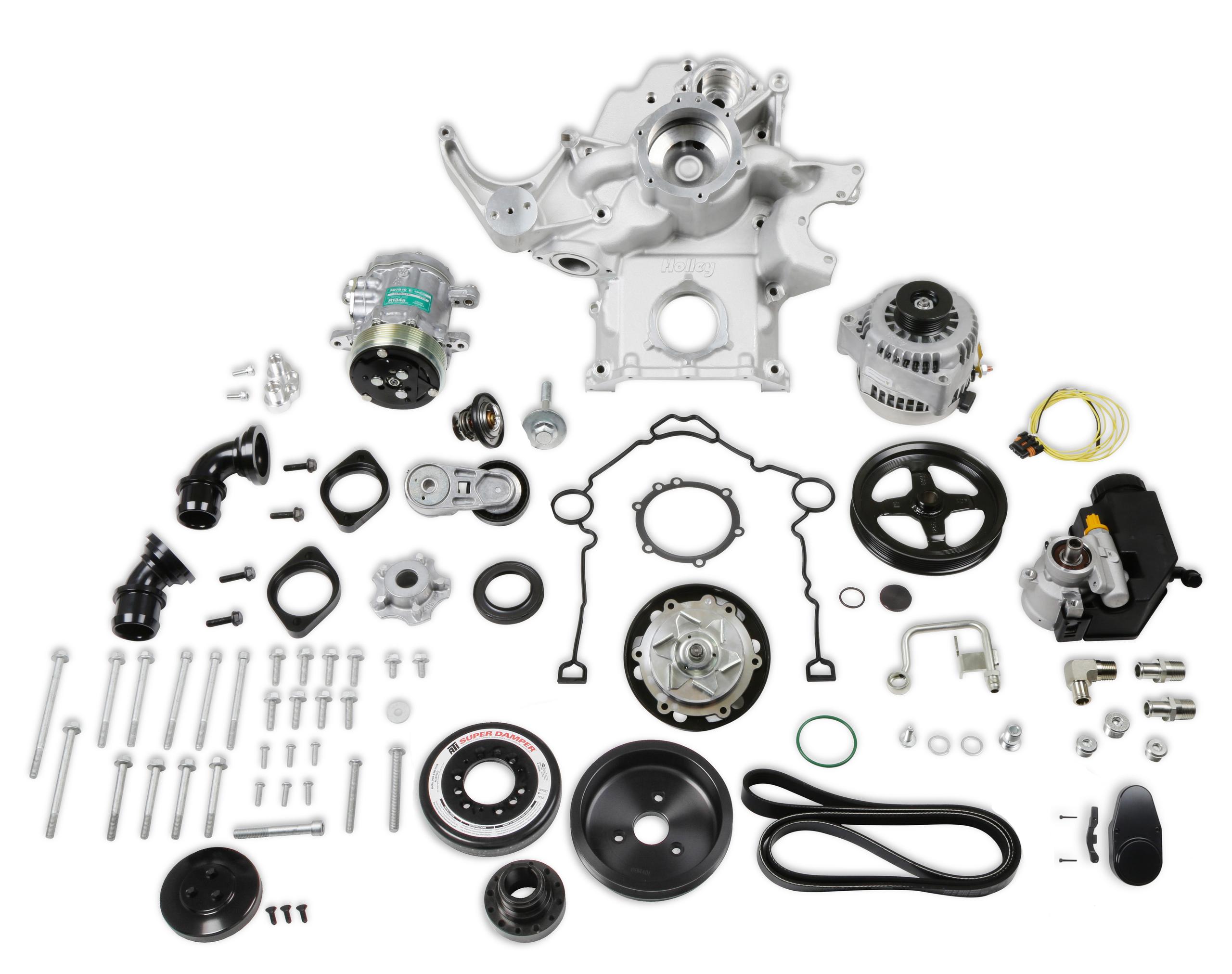 Holley Premium Mid-Mount Complete Accessory System - 20-293