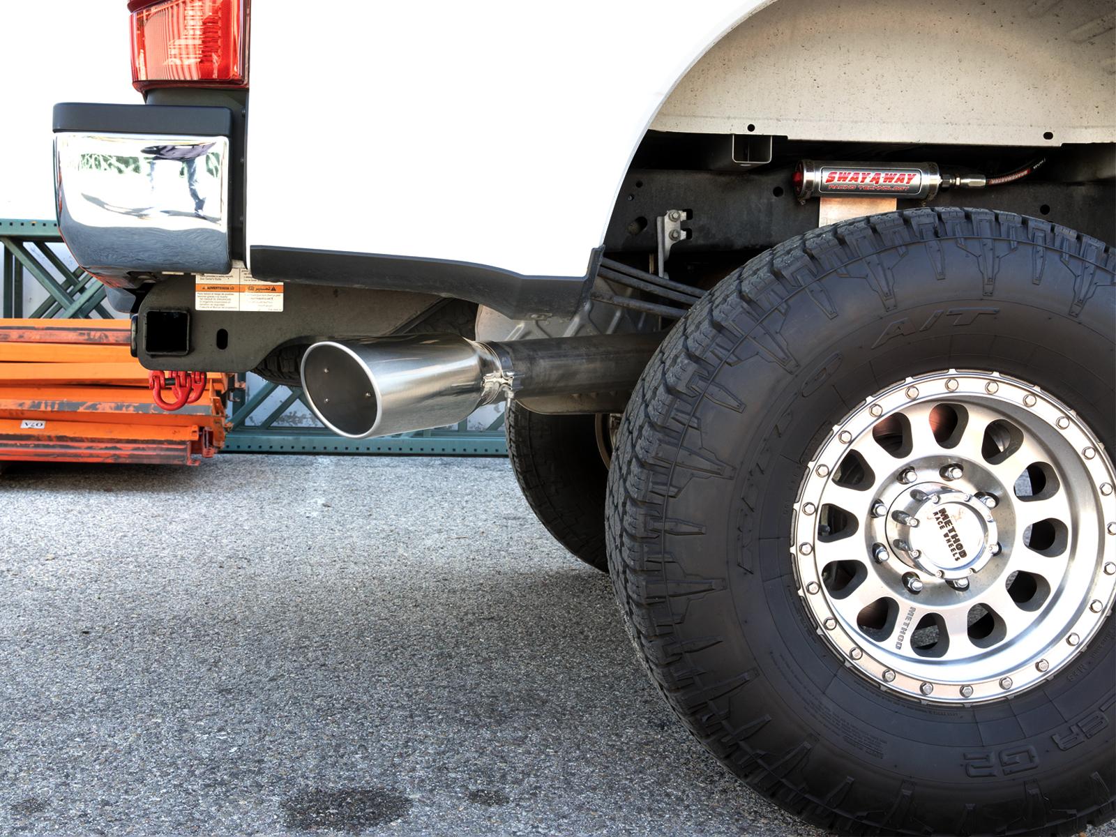 AFE MACH Force-Xp Cat-Back Exhaust System w/ Polished Tip (2017-2021 F-250 Super Duty, F-250 Super Duty, F-350 Super Duty, F-350 Super Duty) - 49-43086-P