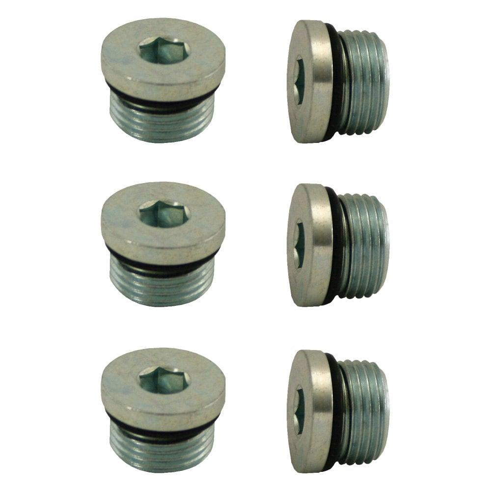 Moroso Plug, Steel -8An, 3/4-16, With O-Ring - 97005