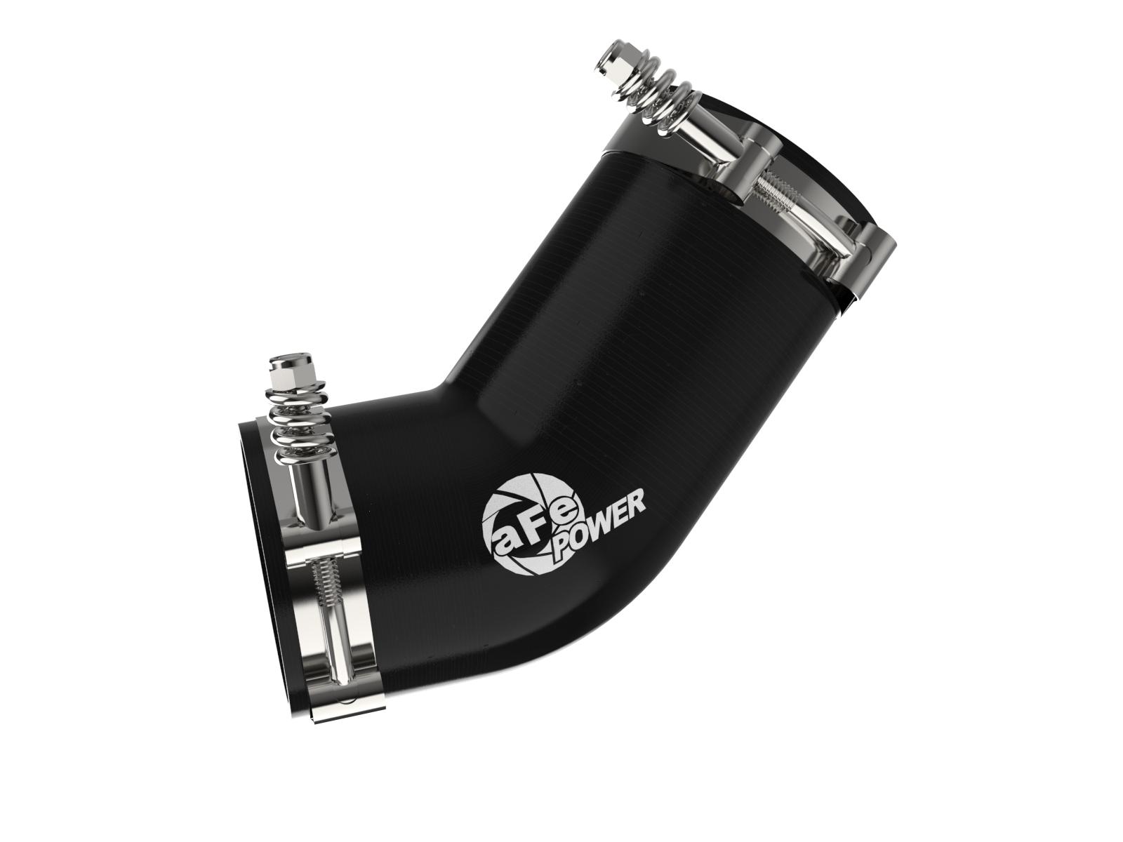 AFE BladeRunner Aluminum Hot and Cold Charge Pipe Kit Black RAM Diesel Trucks 19-23 L6-6.7L (td) - 46-20614-B