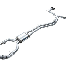 AWE Track Edition for Audi C8 S6/S7 - Diamond Black Tips - 3020-43109