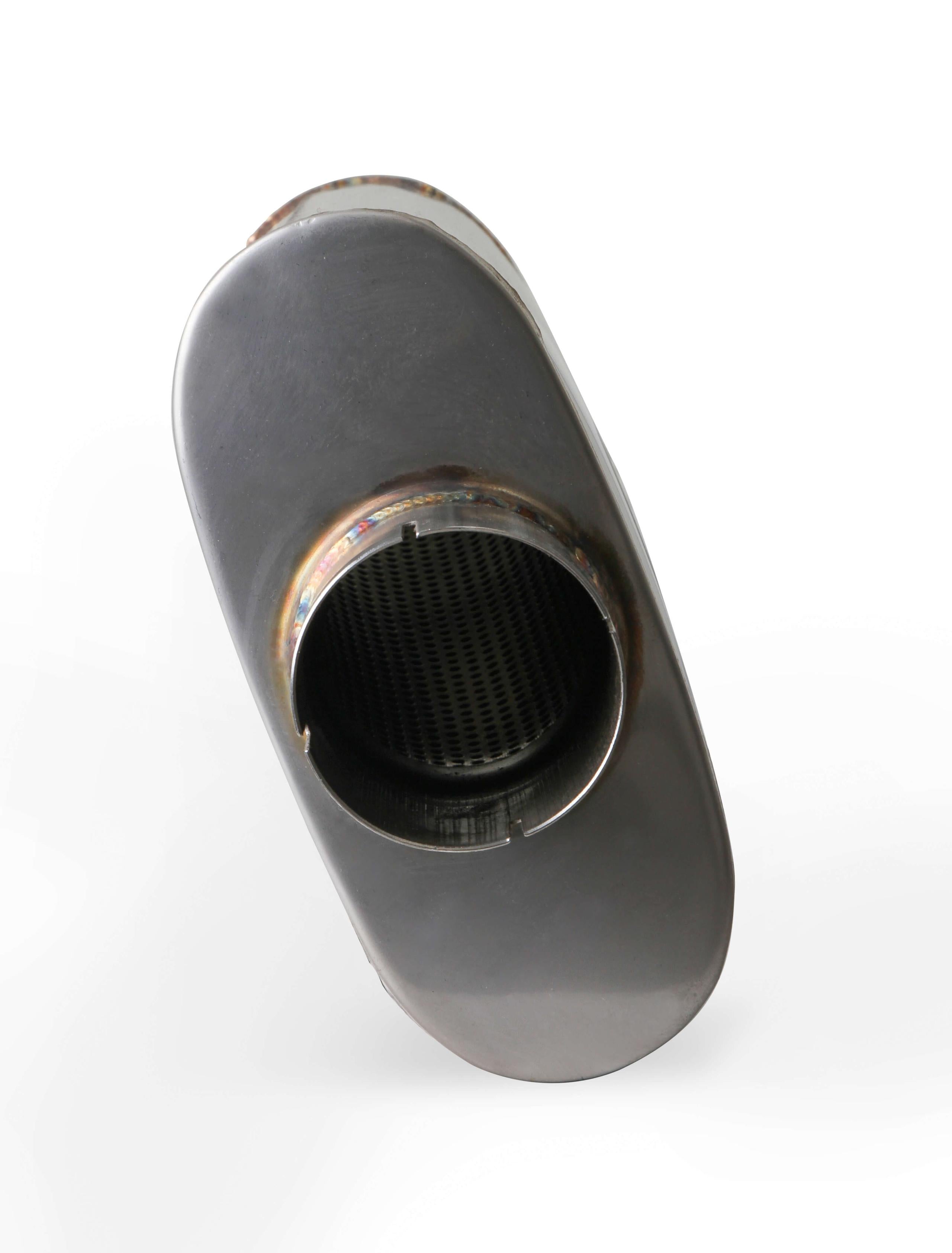 Hooker Muffler, Hooker, 304Ss, Offset/Center, 2 - 21642HKR