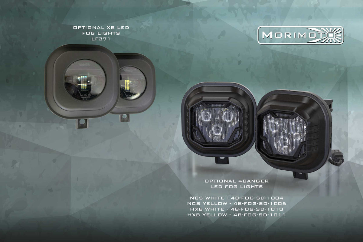 Morimoto XB LED Headlights - Pair / Amber (2011-2016 Ford Super Duty) - LF505-A-ASM