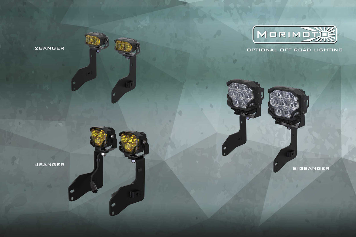Morimoto XB LED Headlights - Pair / Amber (2011-2016 Ford Super Duty) - LF505-A-ASM