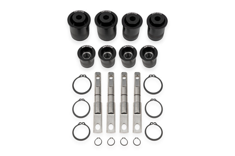 BMR Fabrication Bearing kit, front upper and lower control arms Black Anodized (2014-2019 C7 Corvette Base) - CBK576