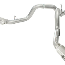 AFE Large Bore-HD 4 IN 409 Stainless Steel DPF-Back Exhaust System w/Polished Tip (2011-2016 Silverado 2500 HD, Silverado 3500 HD, Sierra 2500 HD, Sierra 3500 HD) - 49-44043-P