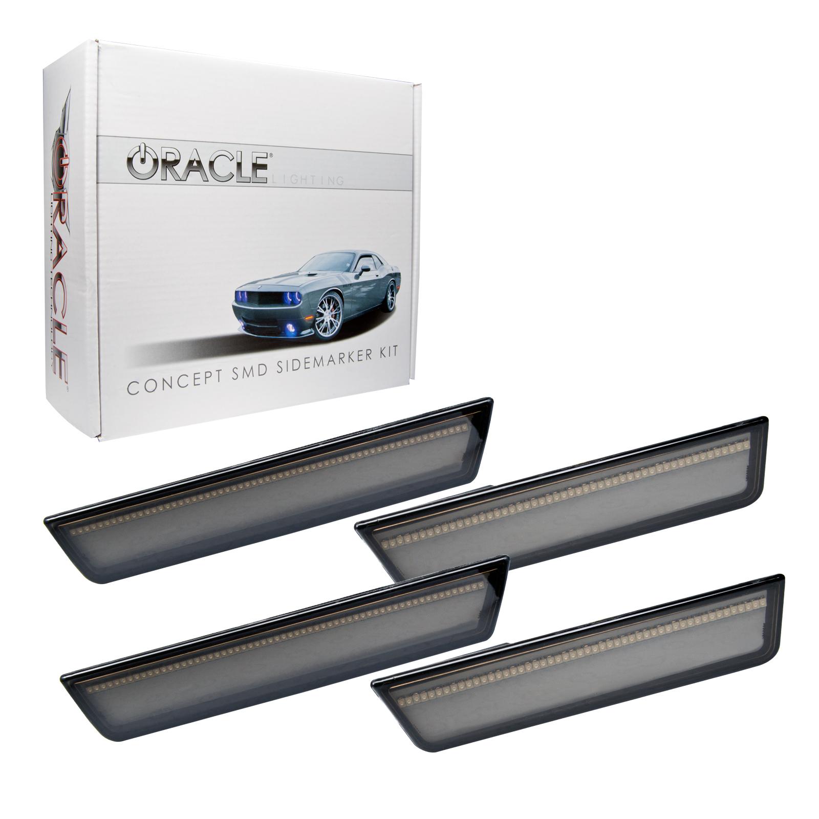 Oracle Lighting Concept Sidemarker Set, Tinted - No Paint (2008-2014 Challenger) - 9800-020