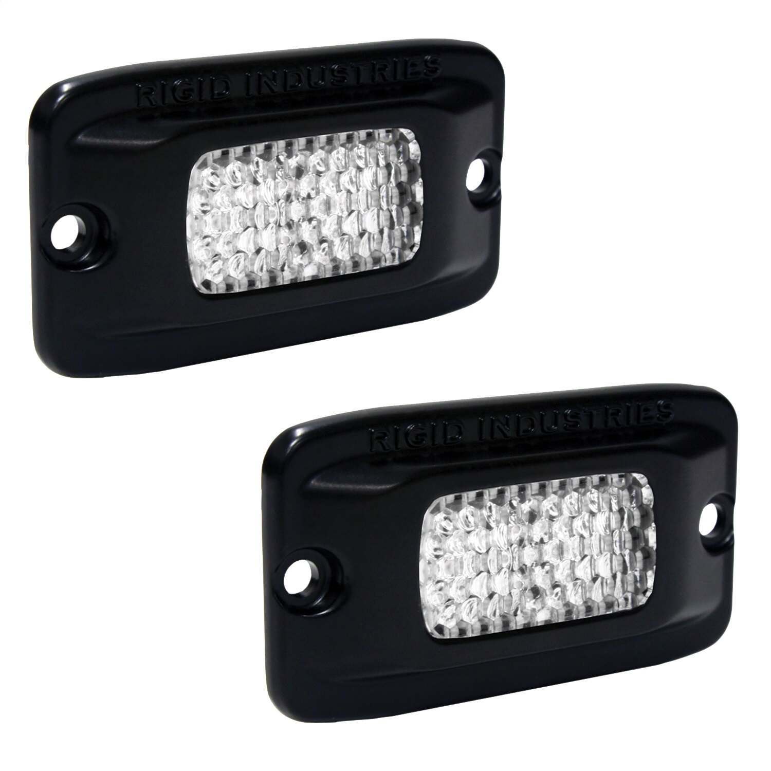 RIGID Industries Rigid Back-Up Kit, Includes 2 Sr-M Series Pro Flood Diffused, Flush Mount - 980013