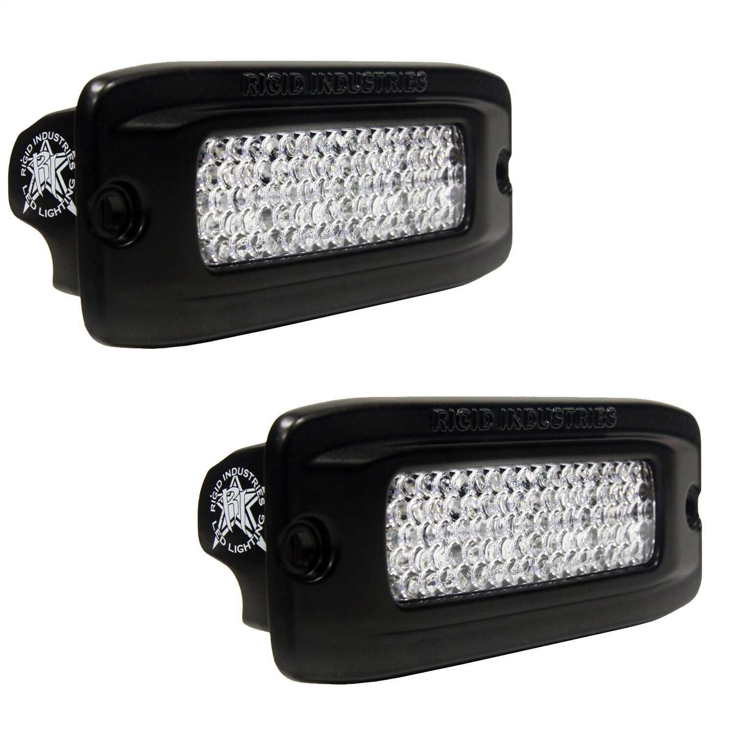 RIGID Industries Rigid Back-Up Kit, Includes 2 Sr-Q Series Pro Flood Diffused, Flush Mount - 980033