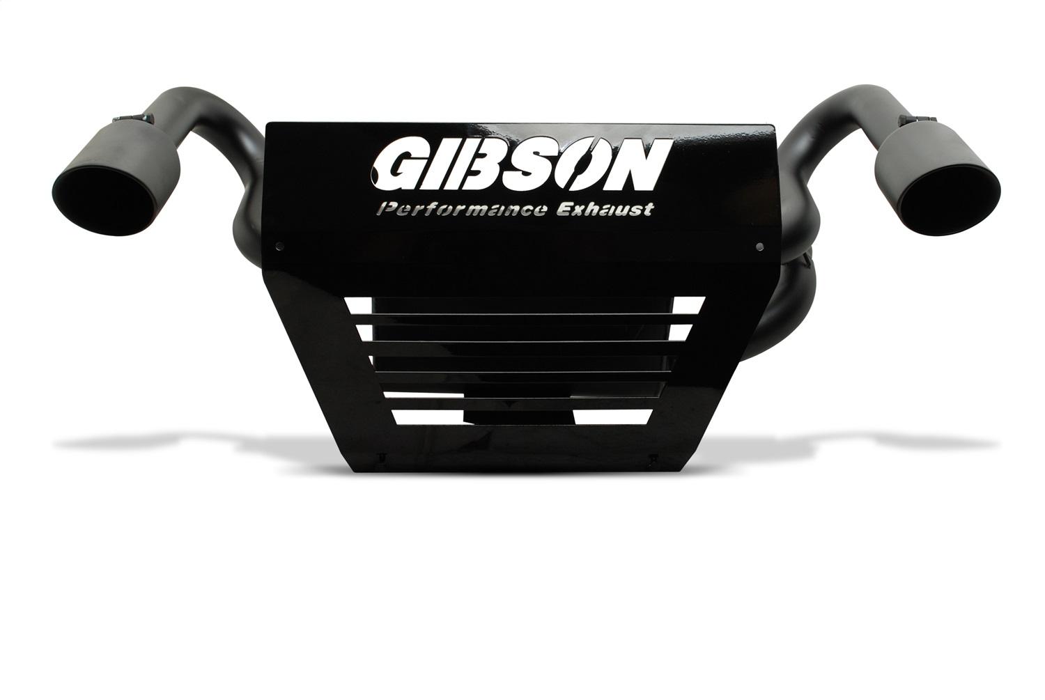 Gibson Exhaust Polaris Utv Dual Exhaust; Black Ceramic (2015-2017 Polaris Fitment) - 98022
