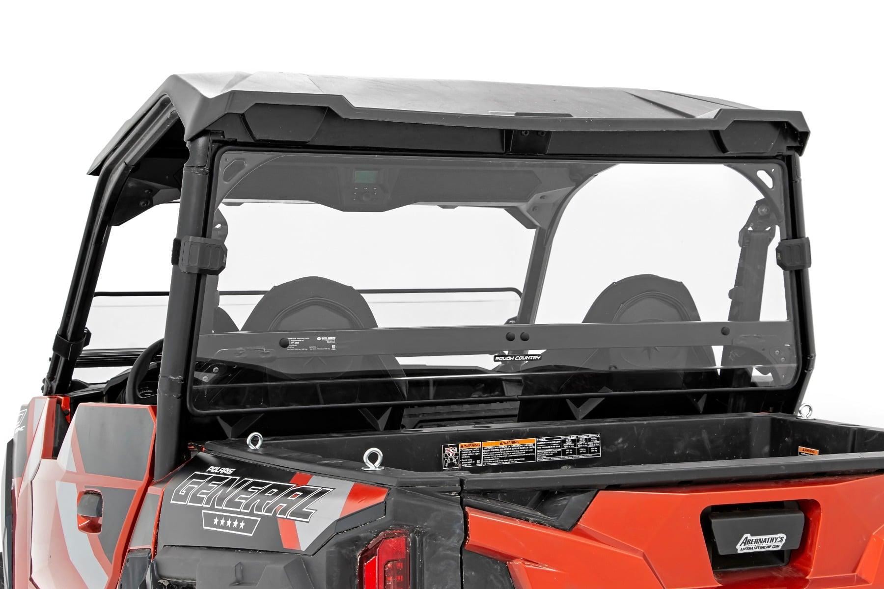 Rough Country Scratch Resistant Rear Windshield (16-20 Polaris General) - 98162012