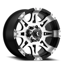 Raceline Wheels Aluminum Wheels 17x9 Raptor 982 Machined Face Black 6 Offset 6 on 135 Bolt Pattern 87.1 Bore Raceline - 982-79065