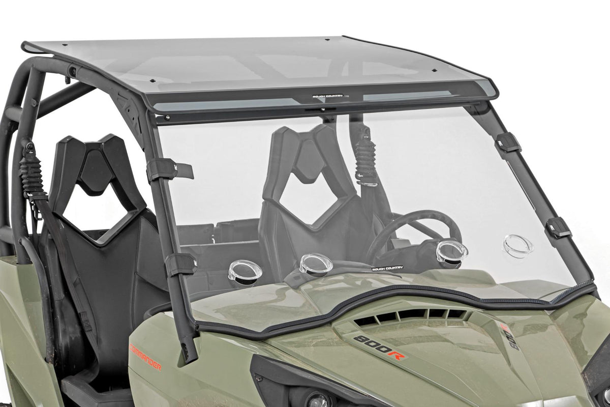 Rough Country Vented Full Windshield Scratch Resistant 11-20 Can-Am Commander Rough Country - 98212030