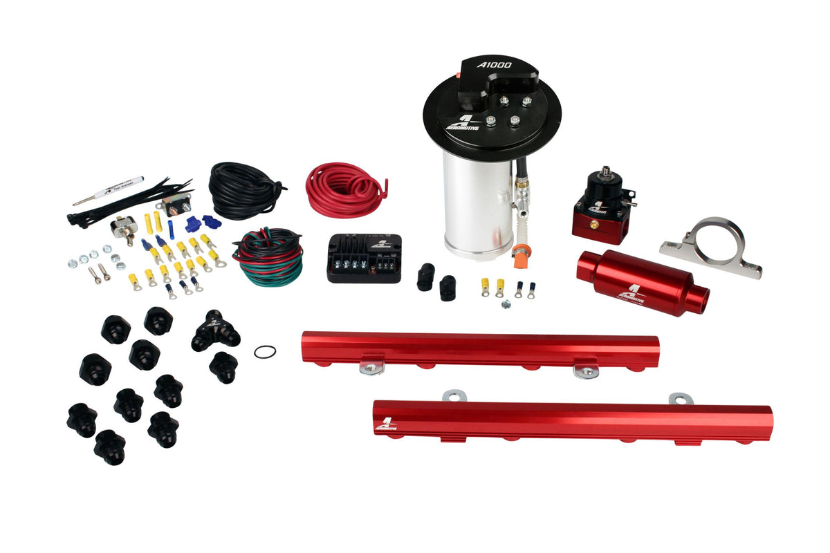 Aeromotive 17325 10-17 Mustang GT Stealth A1000 Street Fuel System with 5.0L 4-V Fuel Rails