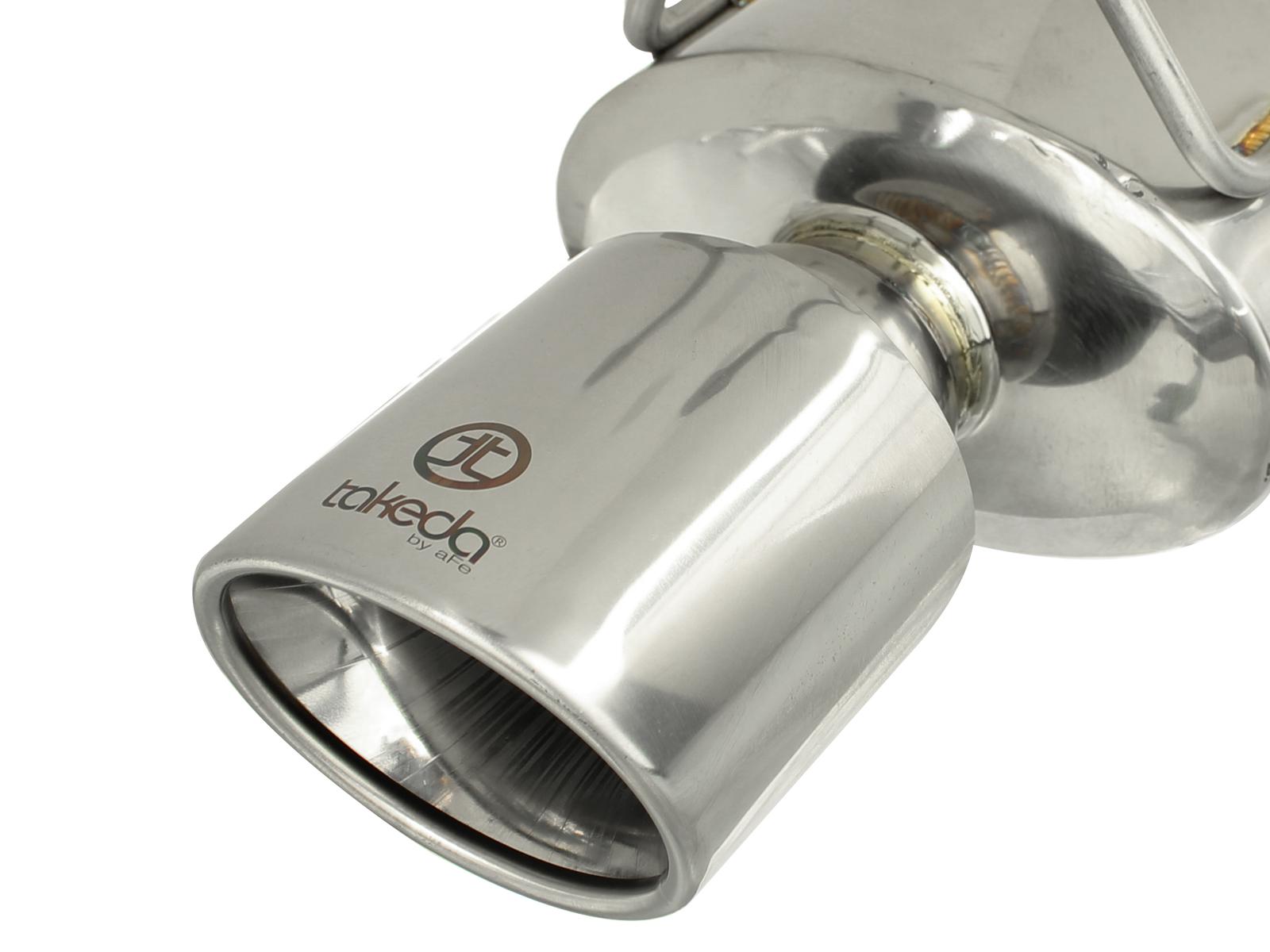 AFE Takeda 2-1/4 IN to 1-3/4 IN 304 Stainless Steel Axle-Back Exhaust System (2013-2017 Accord) - 49-36607