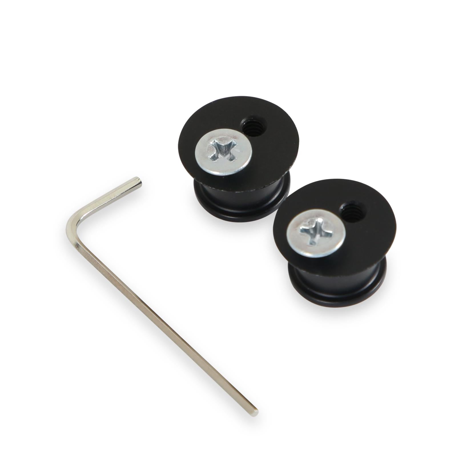Simpson Racing Racing Locking Tearoff Posts - Black - 98024BK