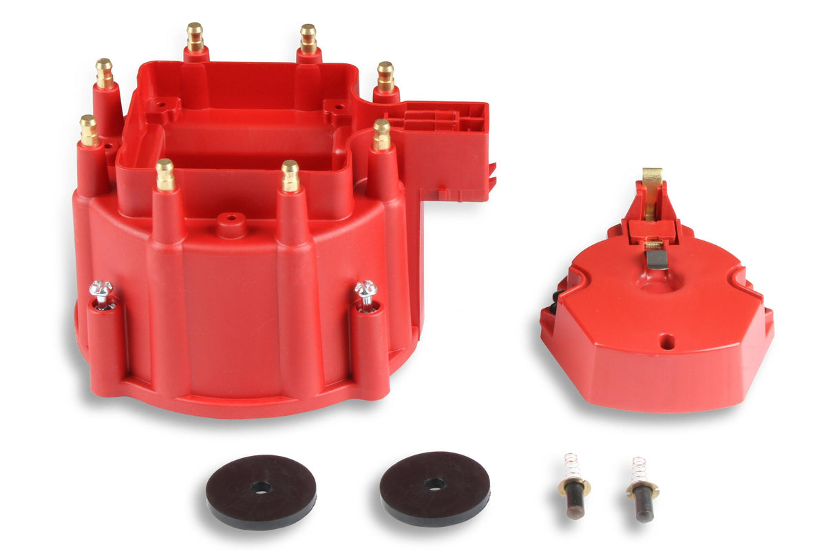 Msd 8416 Distributor Cap And Rotor, Gm Hei Distributor, Red