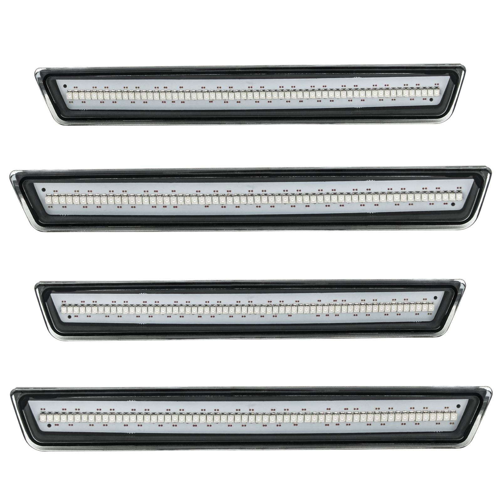 Oracle Lighting Concept Sidemarker Set, Clear - No Paint (2015-2021 Challenger, Charger) - 9860-019