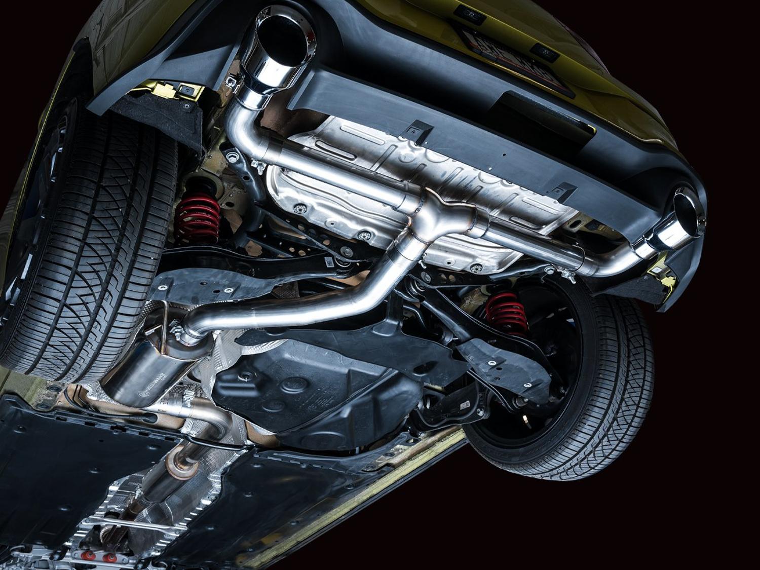 AWE Touring Edition Catback Exhaust - Chrome Silver Tips (2022-2023 Volkswagen MK8 GTI) - 3015-32658