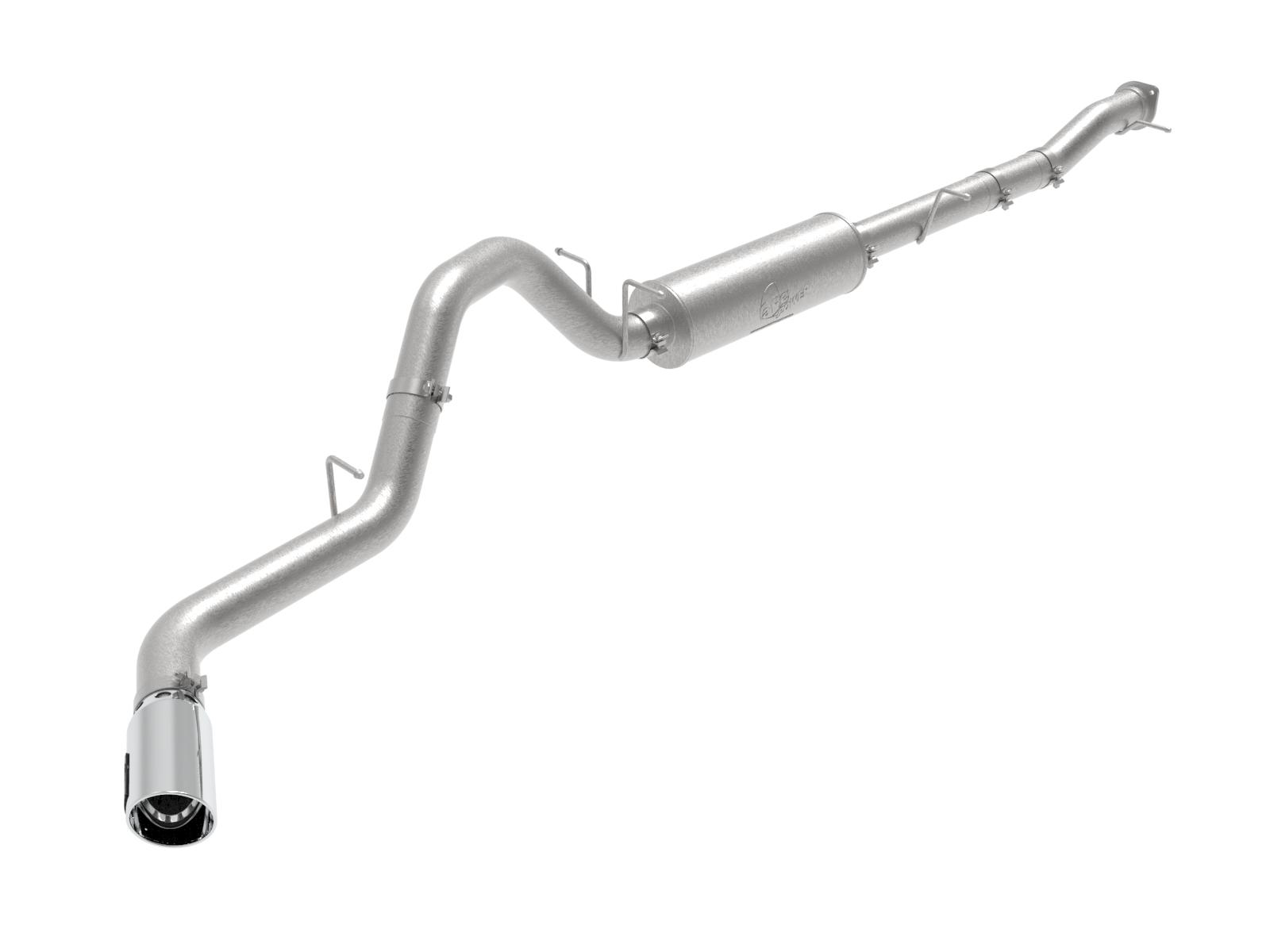 AFE Apollo GT Series 3 IN 409 Stainless Steel Cat-Back Exhaust System w/ Polish Tip (GM 2500/3500HD 2020 V8-6.6L L8T) - 49-44123-P