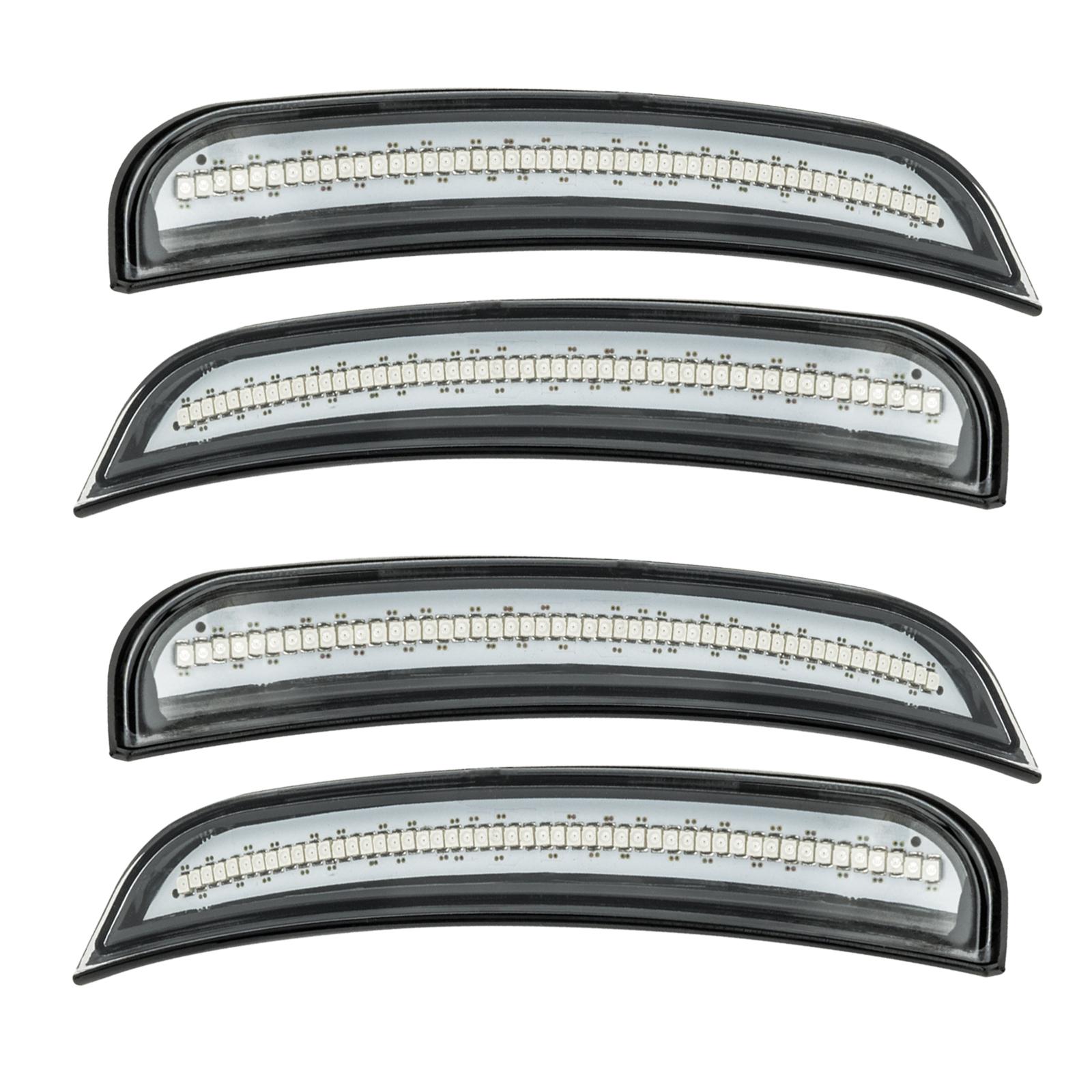 Oracle Lighting Concept Sidemarker Set, Clear - No Paint (2015-2021 Challenger, Charger) - 9880-019