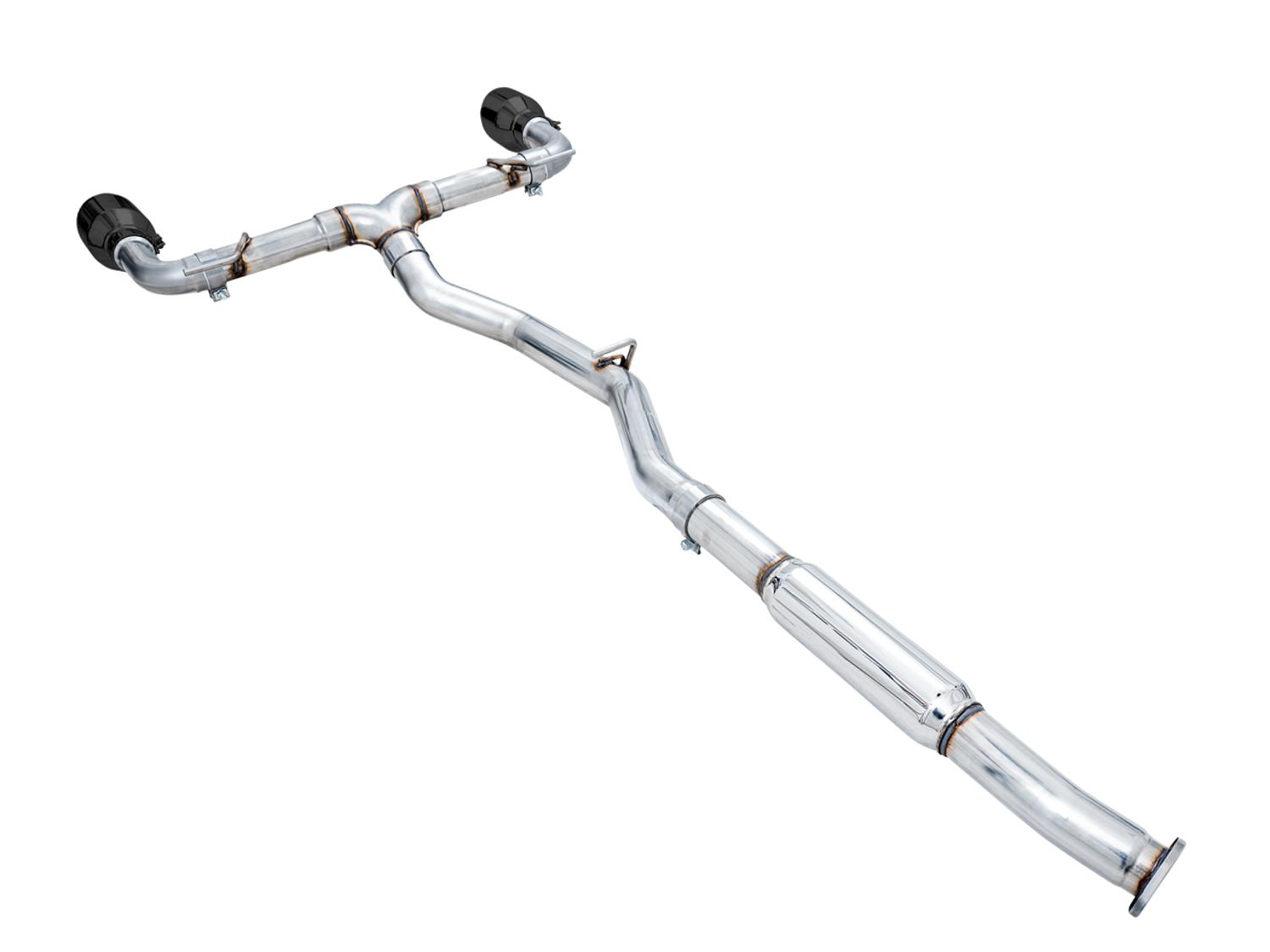 AWE Track Edition Exhaust - Diamond Black Tips (2016-2023 Subaru BRZ / Toyota GR86 / Toyota 86) - 3020-33279