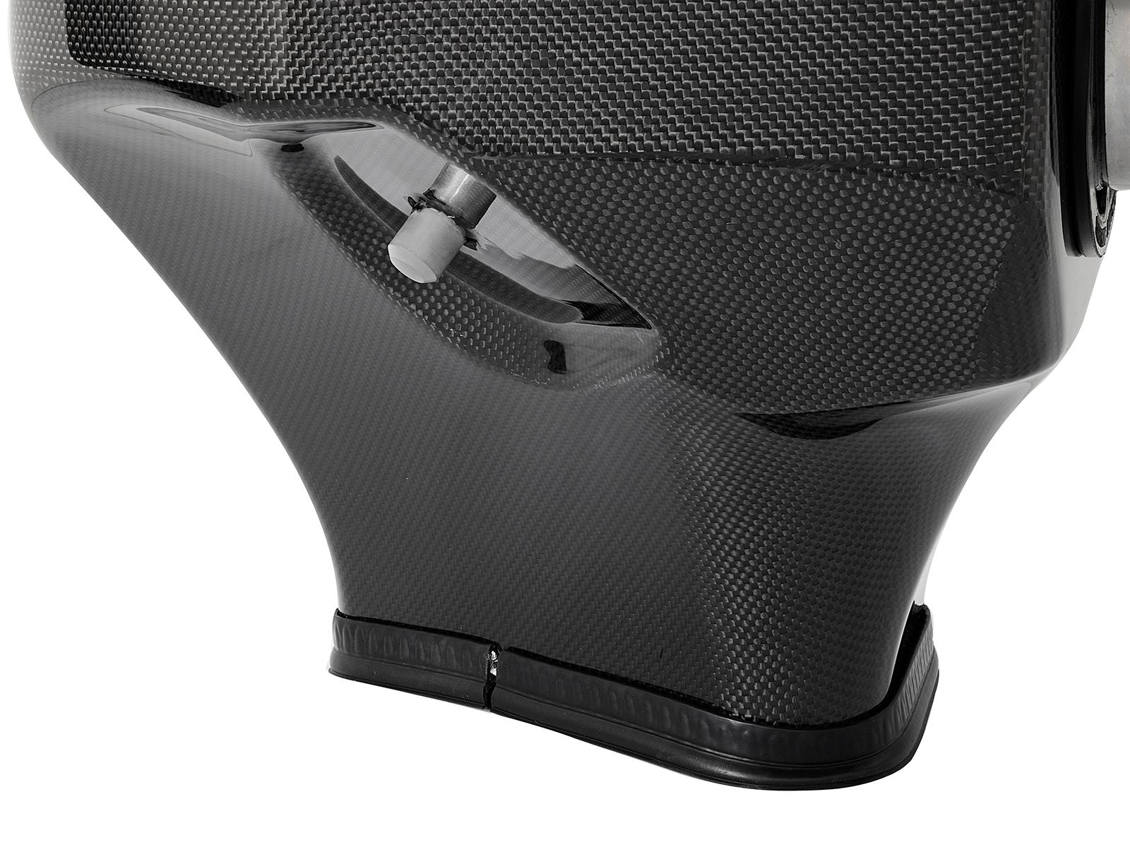 AFE Black Series Carbon Fiber Cold Air Intake System w/ Pro 5R & Pro DRY S Filters (2017-2018 Challenger, Charger) - 52-72205-CF