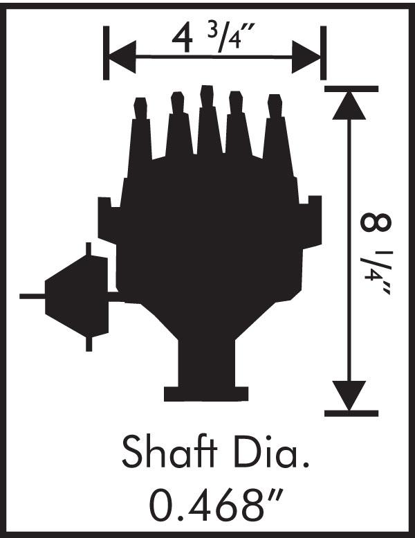 Msd 83521 Distributor, Ford 289/302, Ready-To-Run, With Steel Gear