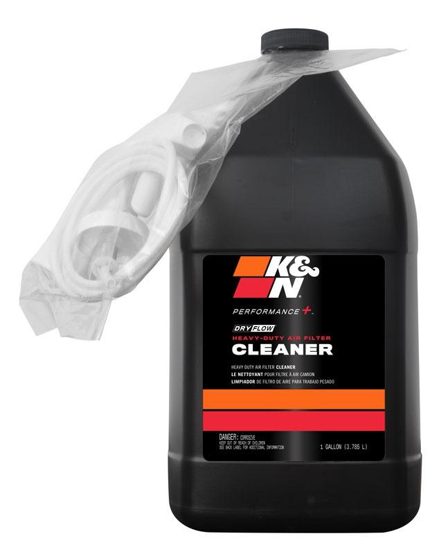 K and N Filters Heavy Duty Filter Cleaner, DryFlow 1 gal, 128 oz - 99-0638