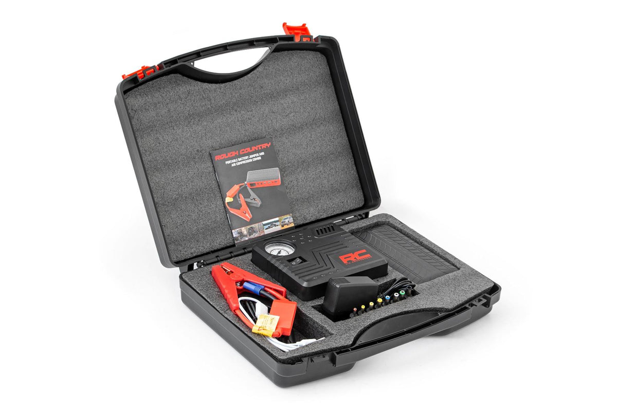 Rough Country Portable Jump Starter w/Air Compressor Rough Country - 99015