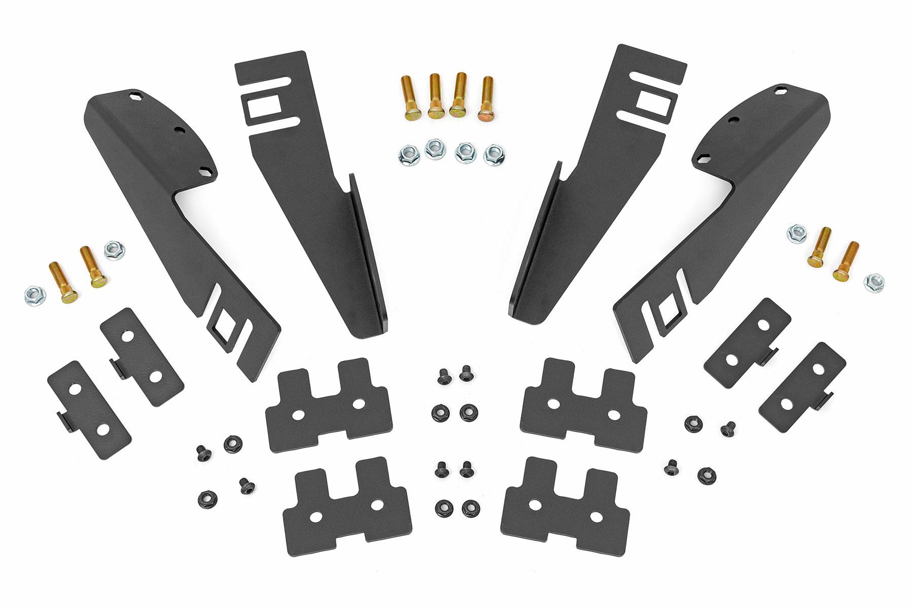 Rough Country Clamp On Bed Rack Mount Universal Multiple Makes & Models - 99078