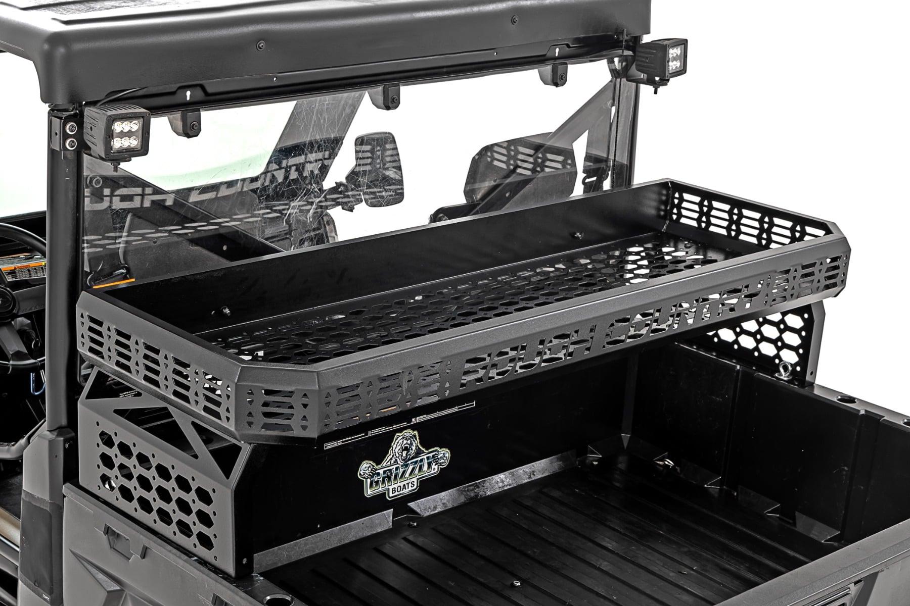 Rough Country Over Bed Cargo Rack Can-Am Defender/Polaris Ranger (2010-2026 Ranger 800 XP, Ranger 800 HD, Ranger 800 XP EPS, Ranger 800 Crew EPS, Ranger 800 Crew, Ranger Diesel, Ranger 800 HD EPS, Ranger 800 Crew EPS LE, Ranger 800 XP LE, Ranger 800 XP EP
