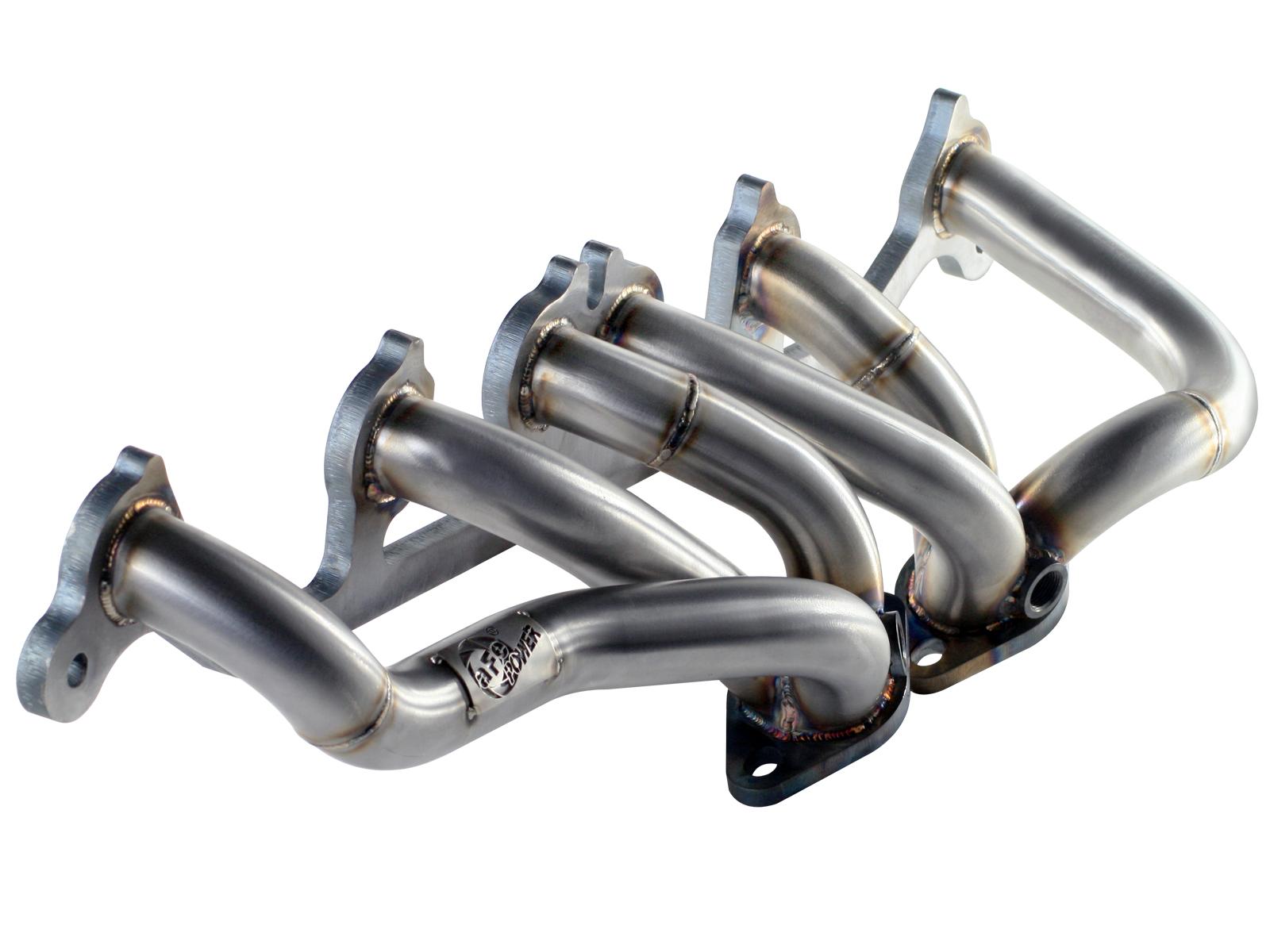 AFE Twisted Steel 409 Stainless Steel Short Tube Header (Jeep Wrangler (TJ) 00-06 L6-4.0L) - 48-46202