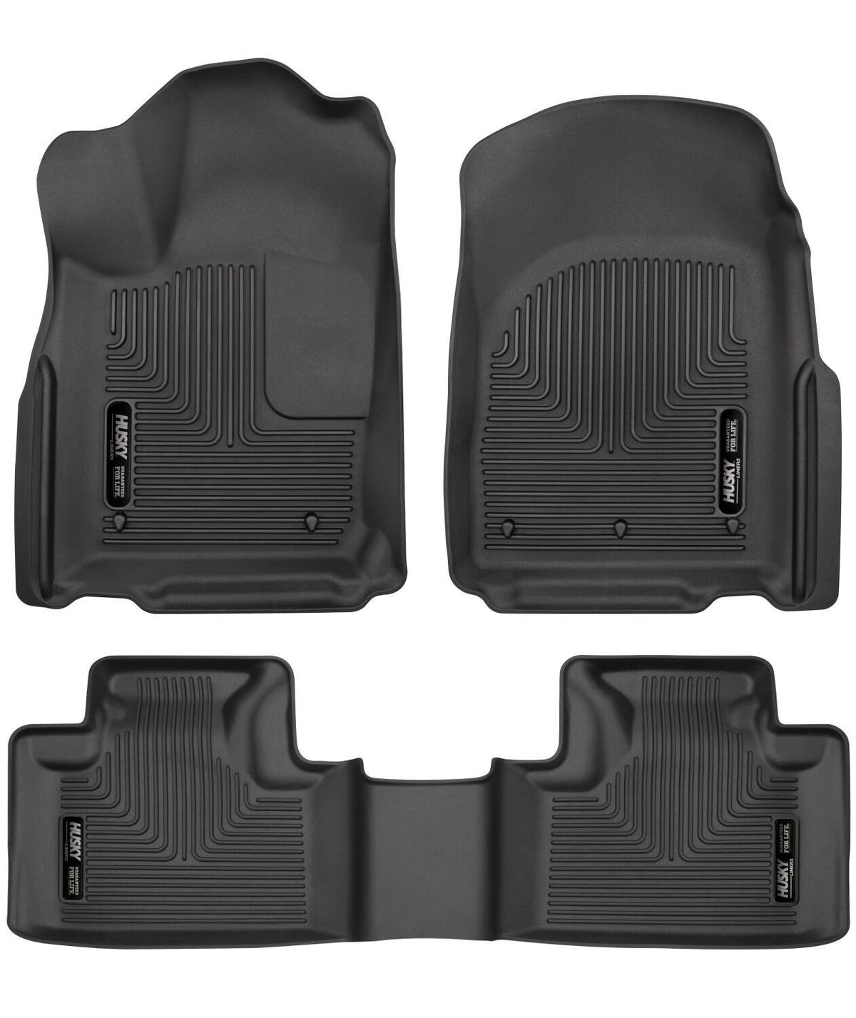 Husky Liners Front & 2Nd Seat Floor Liners (2016-2021 Durango, Grand Cherokee) - 99151