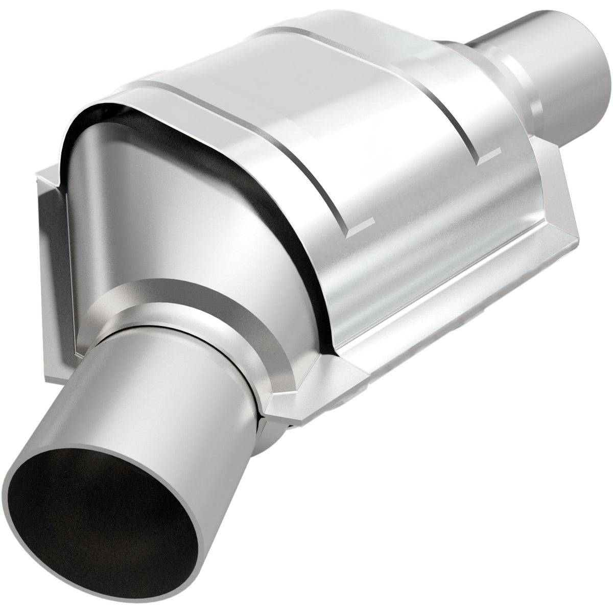 MagnaFlow Exhaust Products Universal HM Grade Federal (Exc. CA) 1996 Ford Mustang Conv Univ 2.00" Angled Inlet