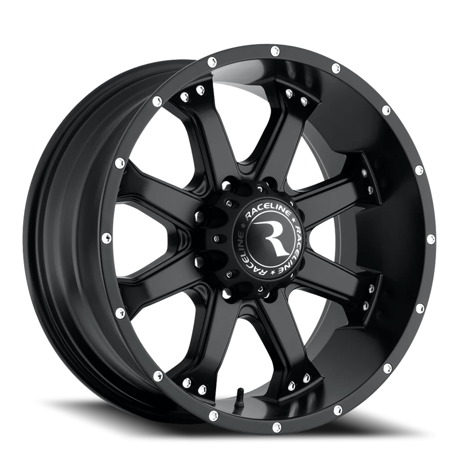 Raceline Wheels Aluminum Wheels 18x9 Assault 991B Satin Black 25 Offset 5 on 150 Bolt Pattern 110.3 Bore Raceline - 991B-89051+25