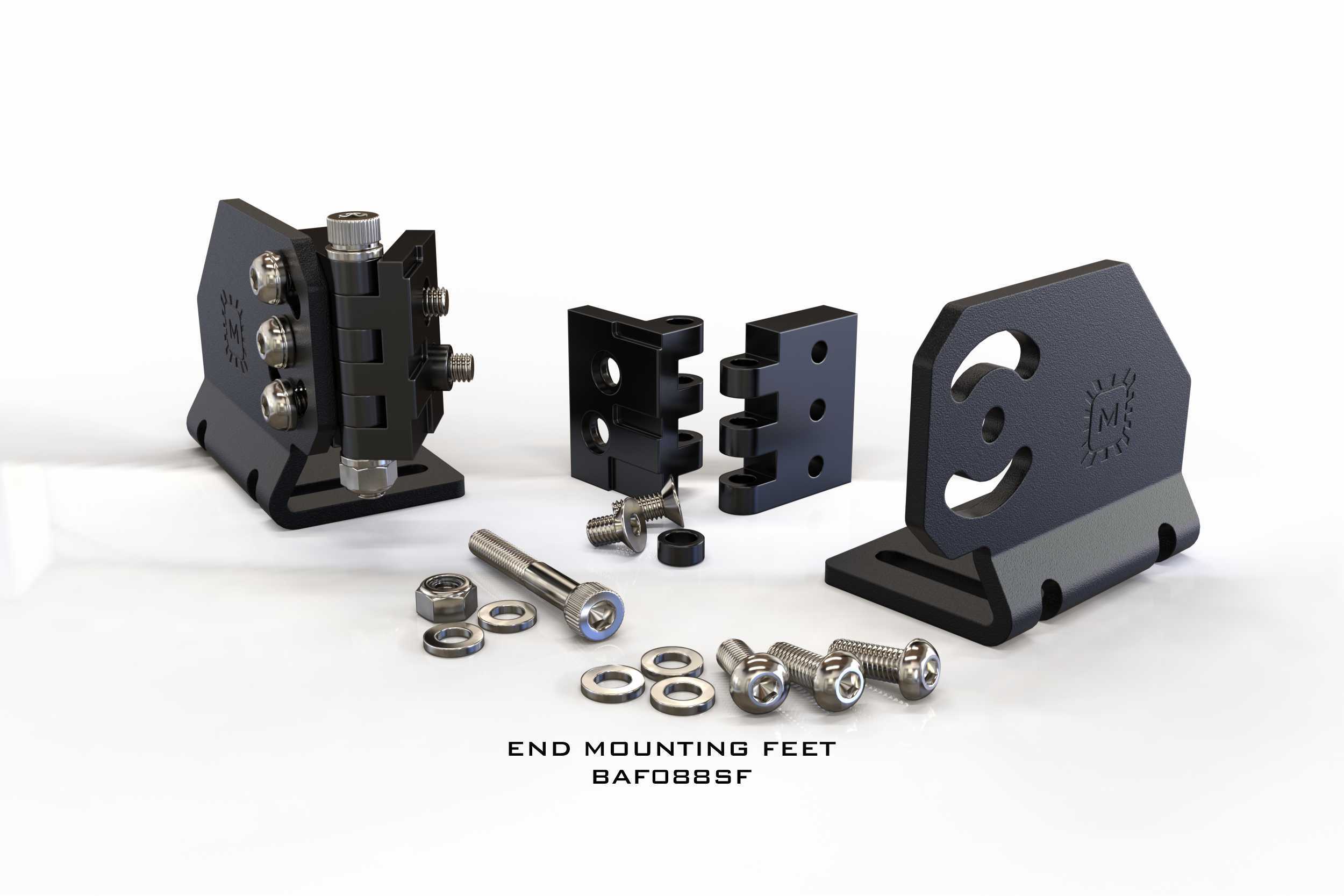 Morimoto 4Banger: Bar-End Mounting Feet (Set) - BAF088SF