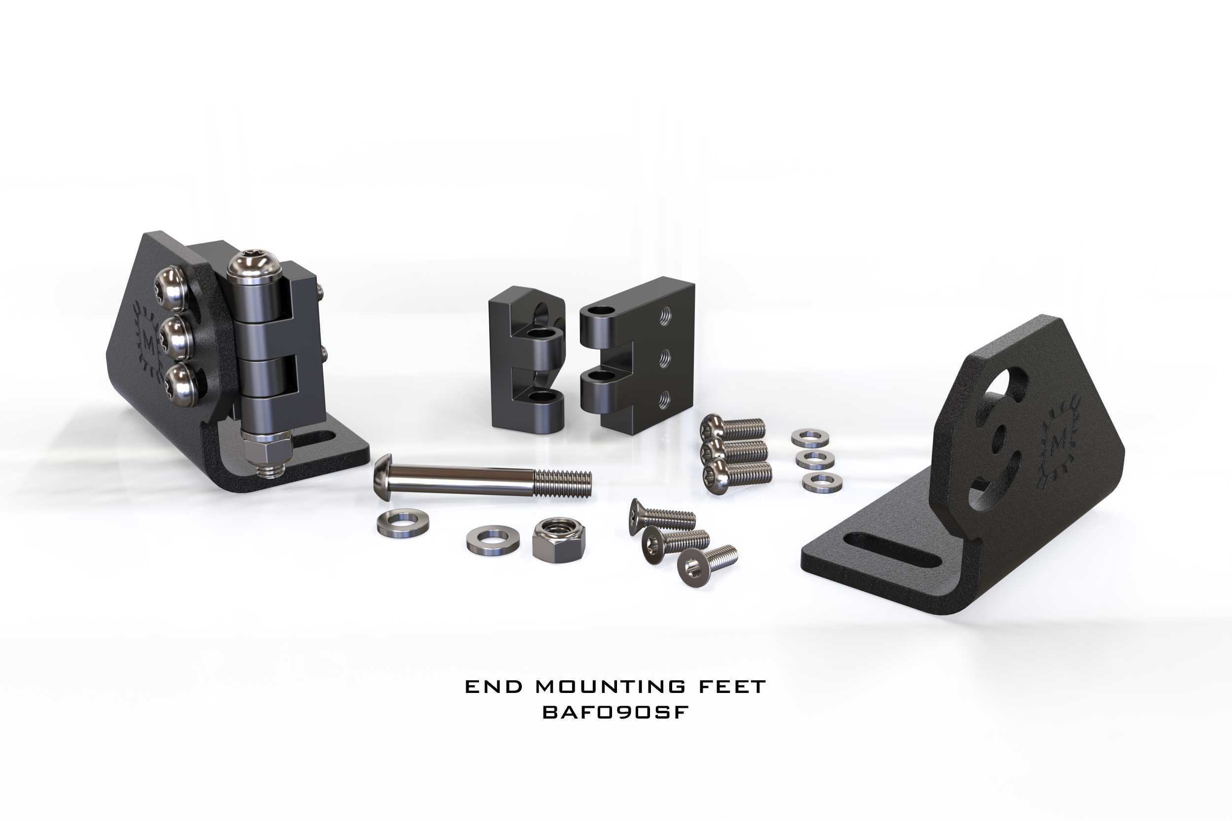 Morimoto 2Banger: Bar-End Mounting Feet (Set) - BAF090SF