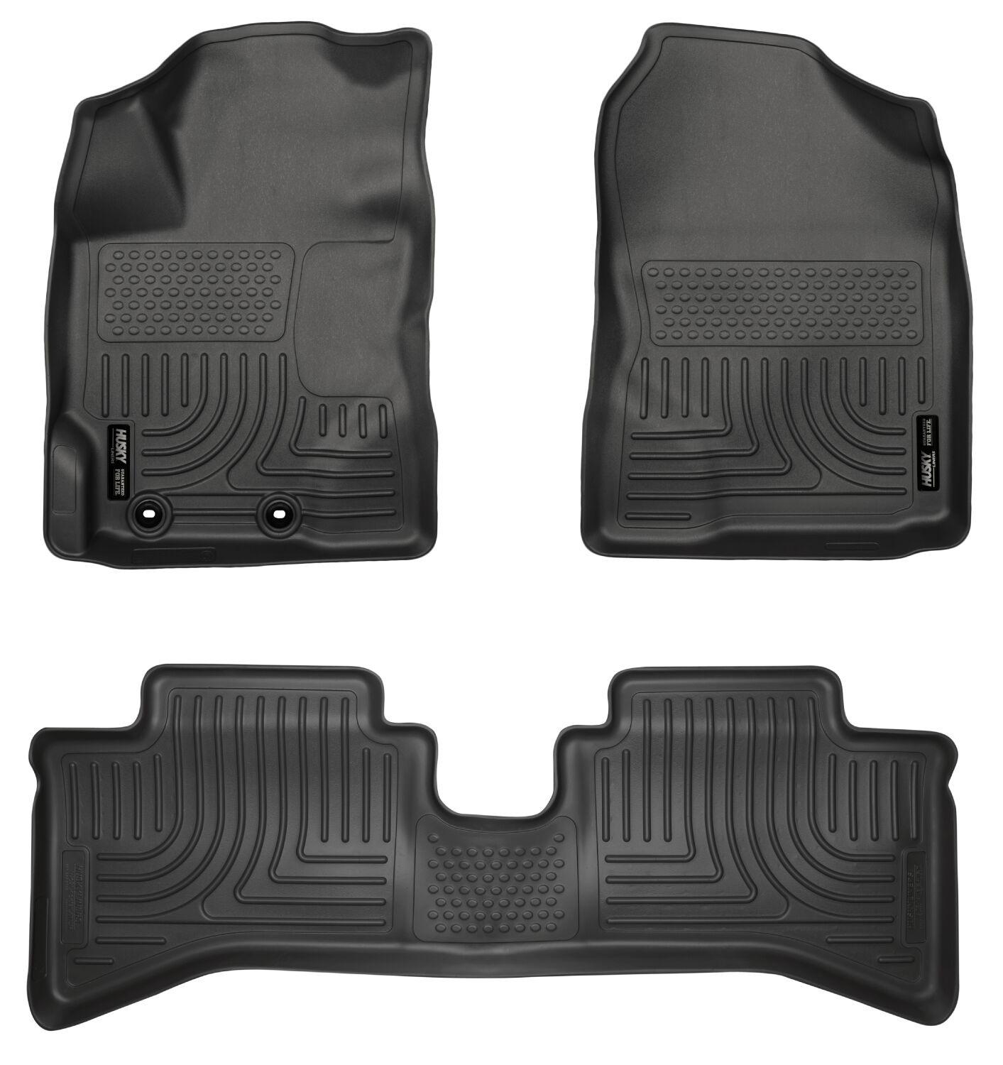 Husky Liners Front and 2nd Seat Floor Liners (2012-2016 Prius C) - 99501