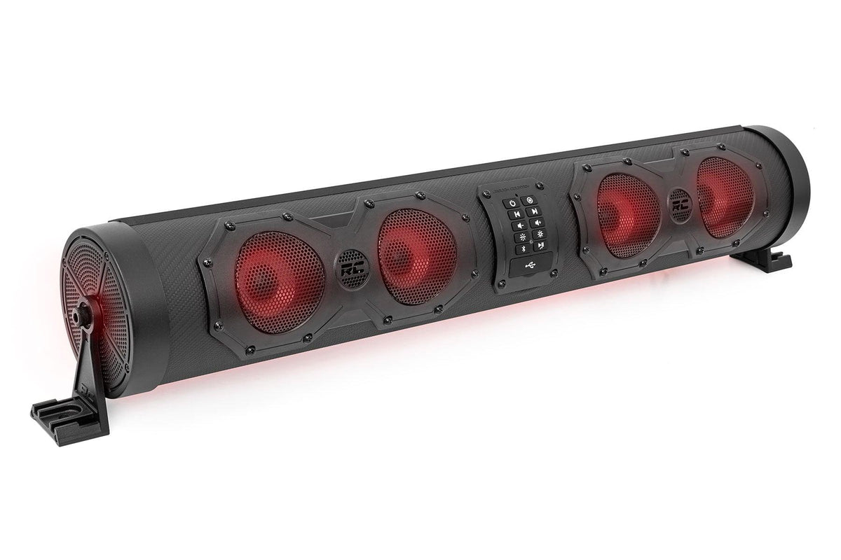 Rough Country Bluetooth LED Soundbar 8 Speaker IP66 Waterproof UTV/ATV - 99515_A
